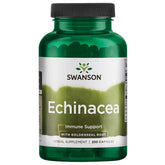 Swanson Echinacea with Goldenseal bottle highlighting herbal immune support
