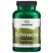 Swanson Echinacea with Goldenseal bottle highlighting herbal immune support