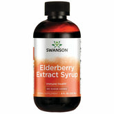 Swanson Elderberry Extract Syrup bottle ready for daily use.