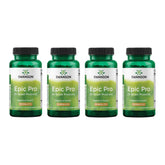 Swanson Epic-Pro bottle front with 30B CFU across 25 strains for digestion support
