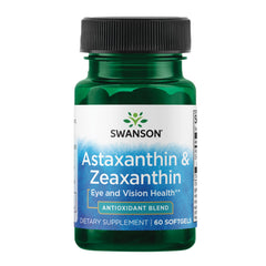Swanson eye health softgels bottle showing vision support capsules for daily use