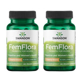 Swanson FemFlora bottle front – convenient daily probiotic for feminine balance.