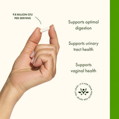 FemFlora flora diagram highlighting oral, vaginal, and gut support