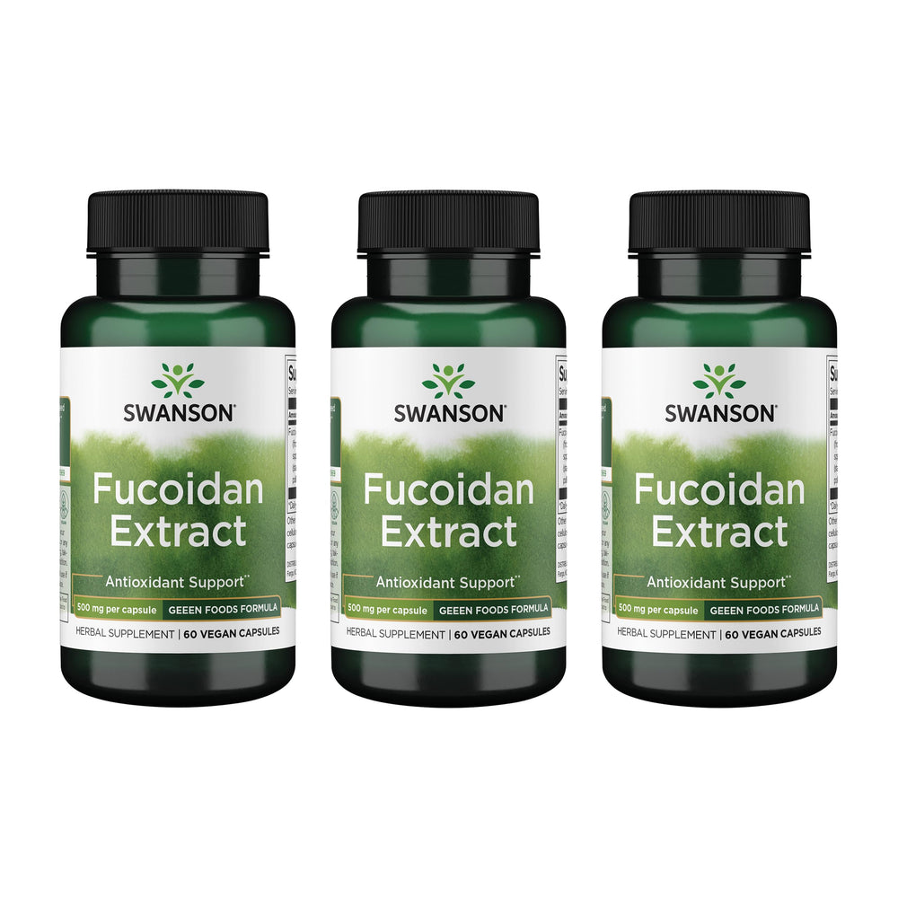 Swanson Fucoidan Extract bottle on a table for daily immune support