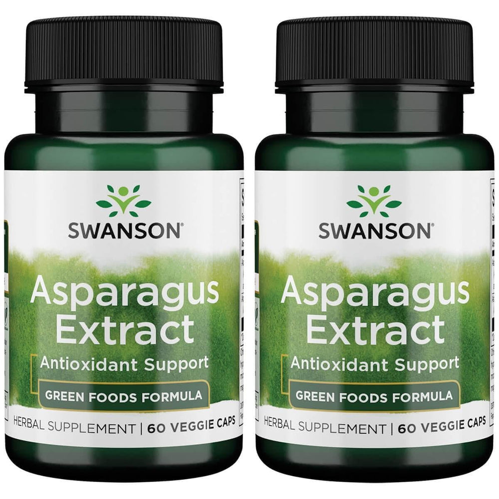 Swanson full spectrum asparagus young shoots bottle supports daily wellness and fluid balance.