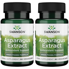 Swanson full spectrum asparagus young shoots bottle supports daily wellness and fluid balance.