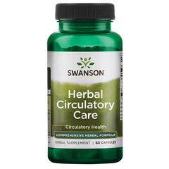 Swanson Full Spectrum Herbal Circulatory Care bottle supports daily circulatory wellness