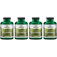 Swanson Full Spectrum Turmeric bottle front showing joint support potential and antioxidant curcumin