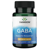 Swanson GABA bottle pour for easy daily use toward calm moments
