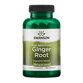Swanson Ginger Root 540 mg bottle supports daily digestive comfort