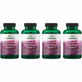 Swanson Glucosamine & Collagen Type II bottle front with BioCell Collagen for joint support.