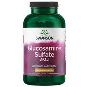 Swanson Glucosamine Sulfate 2KCl bottle supports joint movement and cartilage care.