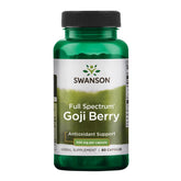 Swanson Goji Wolfberry bottle—antioxidant-rich supplement for liver, kidney, and eye support.
