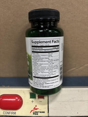 Swanson GRN Seaweed Vegetable CMPLX bottle side view showing capsule count for easy daily use.