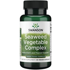 Swanson GRN Seaweed Vegetable CMPLX illustration of seven sea vegetables blend.
