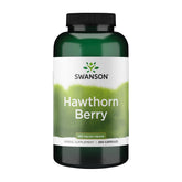 Swanson Hawthorn Berry bottle showing convenient daily antioxidant support