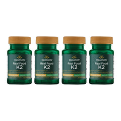 Swanson Vitamin K2 Menaquinone-7 softgel bottle with 30-count for daily support.