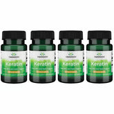 Swanson Keratin from Tibetan Wool bottle with capsules for joint and tissue support.
