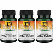 Swanson Kyoto Oyster Extract bottle close-up with capsules for daily wellness.