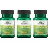 Swanson L. Plantarum bottle with capsules promotes digestive balance.