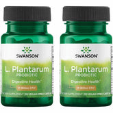 Swanson L. Plantarum bottle front label highlighting digestive balance support.
