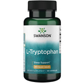 Swanson L-Tryptophan capsule close-up highlighting sleep support