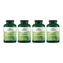 Swanson Lactobacillus Acidophilus bottle front shows 1B CFU per capsule for digestion