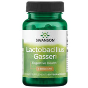 Swanson Lactobacillus Gasseri bottle shows 3 Billion CFU for digestive balance