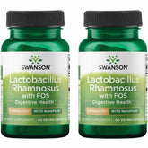 Swanson Lactobacillus Rhamnosus bottle front supports daily digestive balance.
