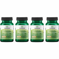 Swanson Lactobacillus Rhamnosus with FOS bottle supports digestive balance on the go