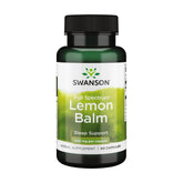 Swanson Lemon Balm Relaxation bottle shows a full spectrum formula for calm evenings.