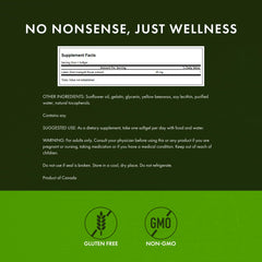 Swanson Lutein label close-up with marigold extract source