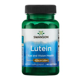 Swanson Lutein softgels bottle front for eye health