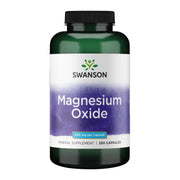 Swanson Magnesium 200 mg bottle highlights convenient daily wellness support