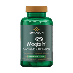 Swanson Magnesium L-Threonate bottle front displaying brain health focus
