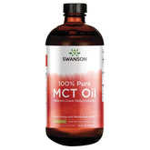 Swanson MCT Oil bottle pour for quick energy during daily activities