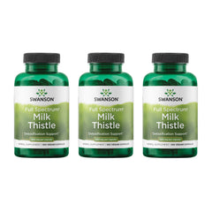 Swanson Milk Thistle 500 mg bottle in view, supporting liver wellness and daily vitality.