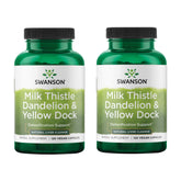 Swanson bottle featuring milk thistle blend for daily wellness routine