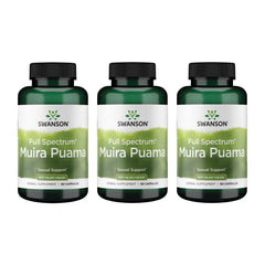 Swanson Muira Puama root bottle front for libido support