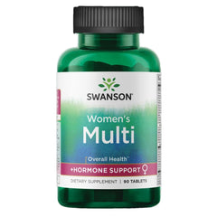 Swanson Multi Women's Prime tablets front view showing daily energy support concept