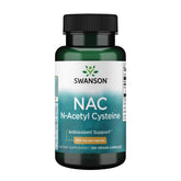 Swanson NAC bottle 600 mg shown for daily antioxidant support.