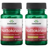 Swanson nattokinase bottle showing 2000 FU per capsule for daily use