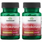 Swanson nattokinase bottle showing 2000 FU per capsule for daily use