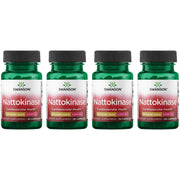 Swanson nattokinase bottle front showcases packaging and capsule count for daily use