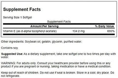 Swanson Natural Vitamin E softgel for easy daily wellness and antioxidant support