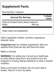 Swanson Odor-Controlled Garlic bottle pour showing easy dosing for daily use.