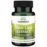 Swanson Olive Leaf bottle front for daily wellness support.