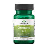 Swanson Oregano Oil 10:1 extract bottle promotes digestive comfort and overall wellness.