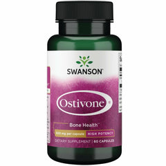 Swanson Ostivone 500mg bottle ready for daily use to support bone development.