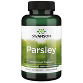 Swanson Parsley 650 mg capsules in bottle for daily herbal support.